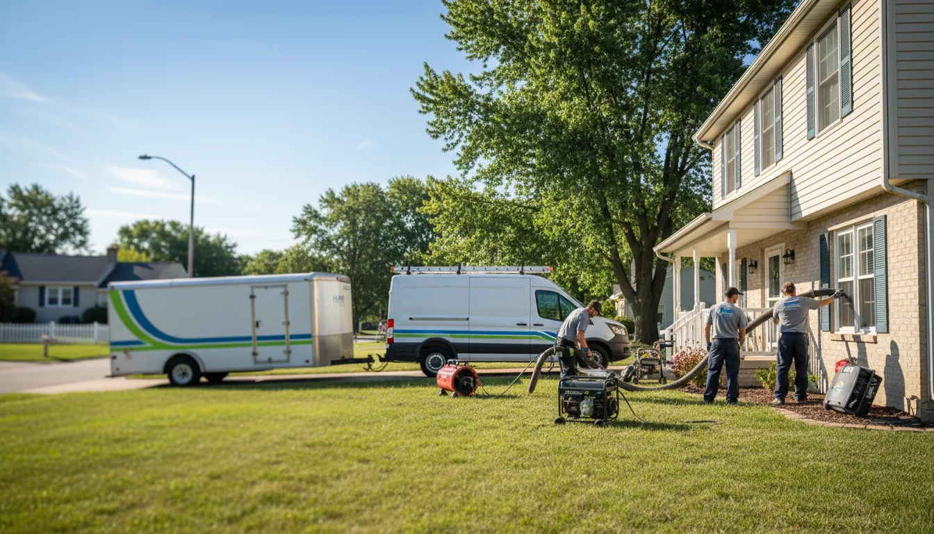 Flooded Basement Restoration And Cleanup With Repair in Herrick, IL near me